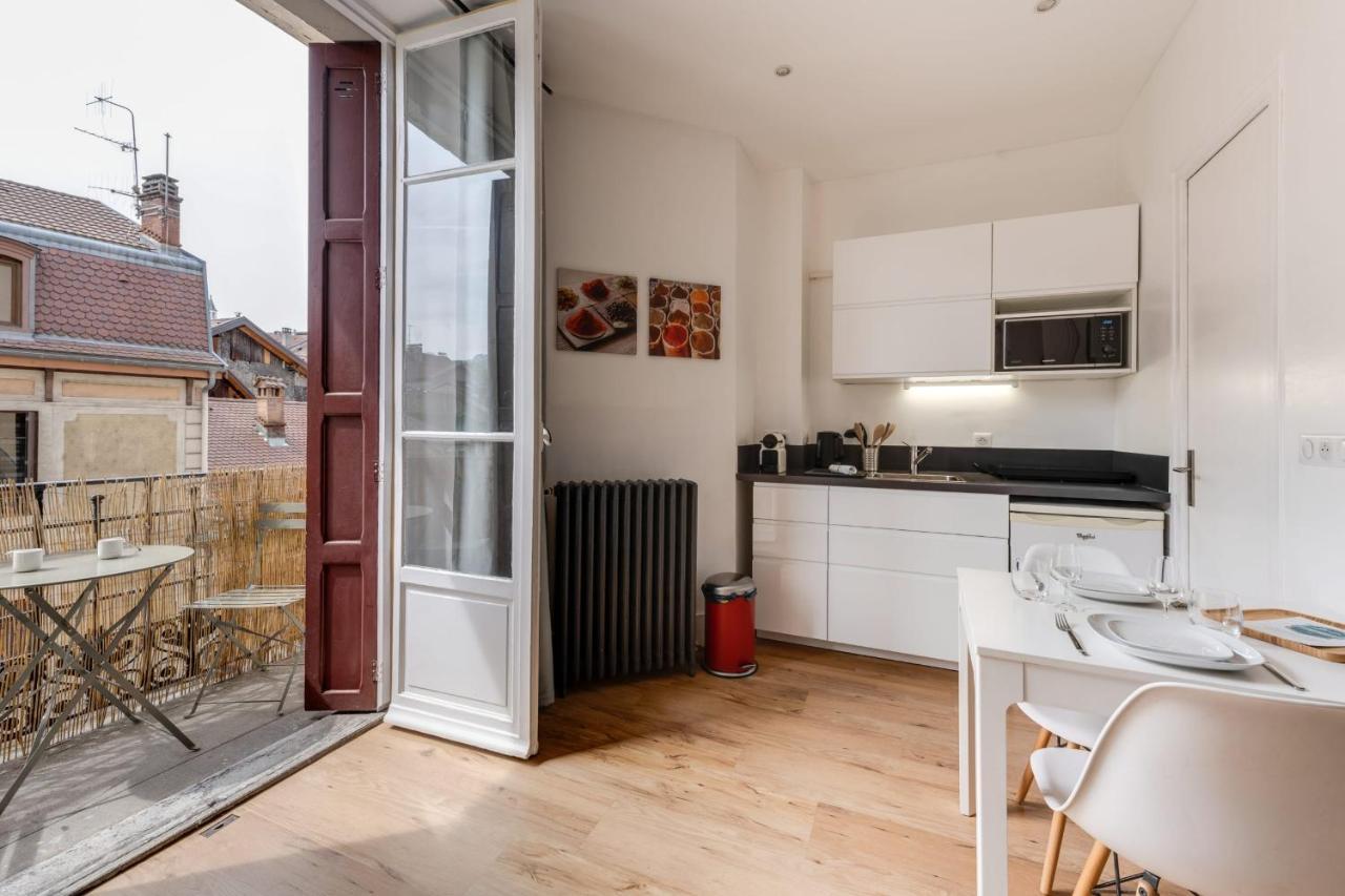 Le Mont Blanc - Charming T1 Ideal For 2 People With Balcony Annecy Exterior foto